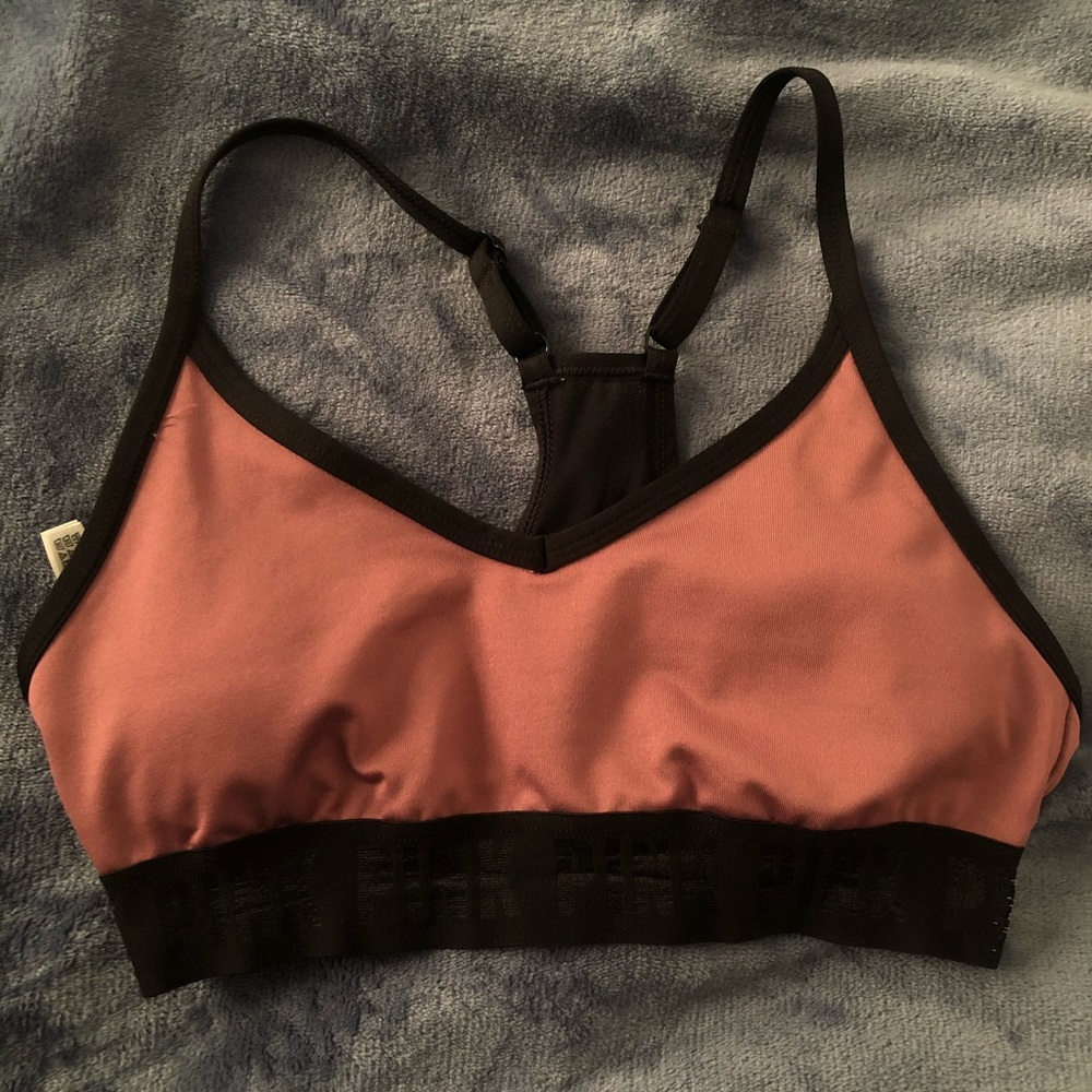 pink ultimate lightly lined sports bra